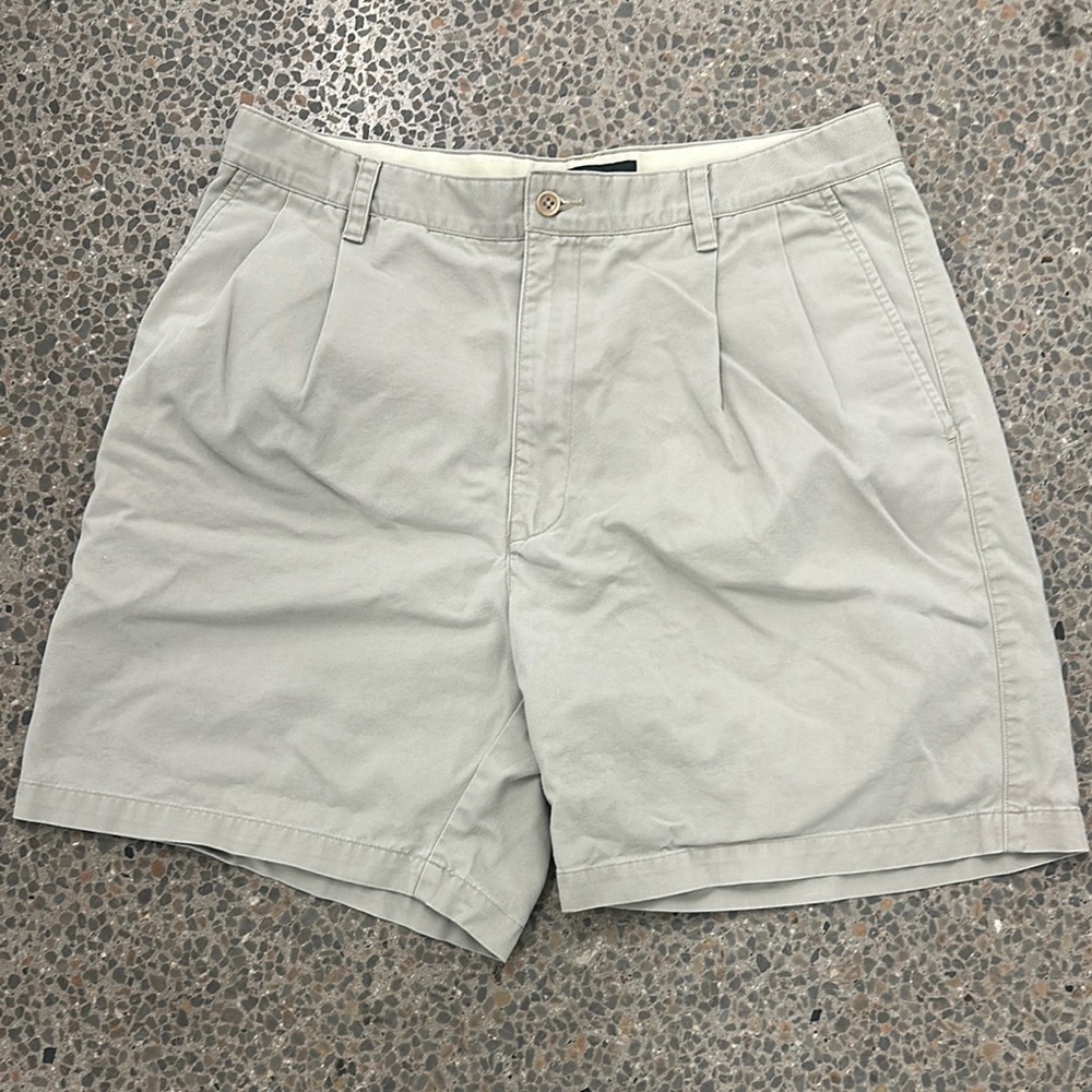 Banana Republic Gray Flat Front Tailored Shorts
